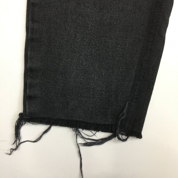 BDG Urban Outfitters 5 Pocket Black Gray 2 Tone PAX Straight Leg Jeans - Picture 9 of 13